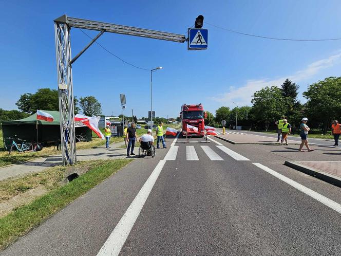 Protest mieszkańców Duńkowiczek