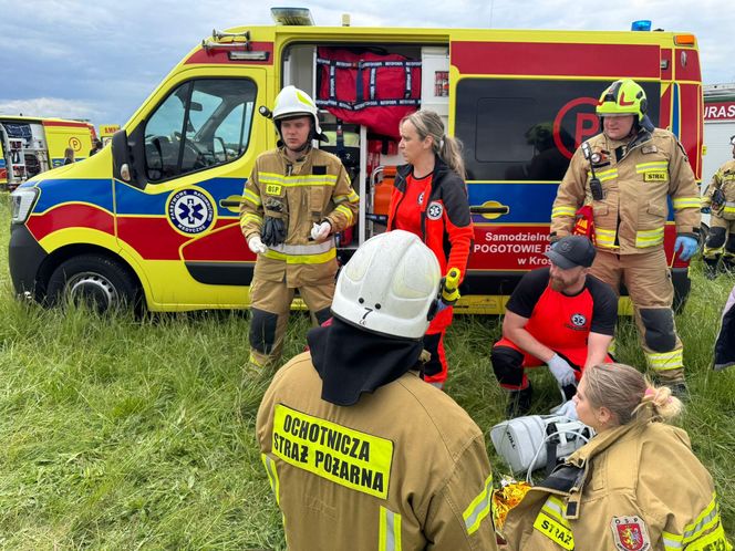 Wypadek podczas wyścigu w Krośnie. Wielu poszkodowanych 