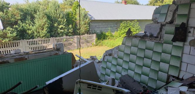 Radziwiłówka. Wybuch gazu. Jedna osoba ranna