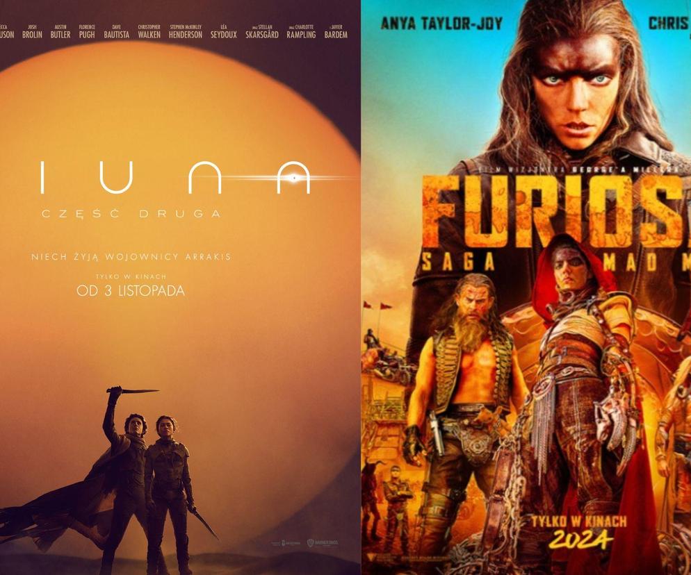 Plakaty filmów: Diuna 2, Furiosa