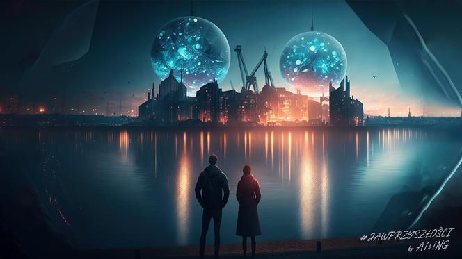Miasta przyszłości - obrazy sztucznej inteligencji