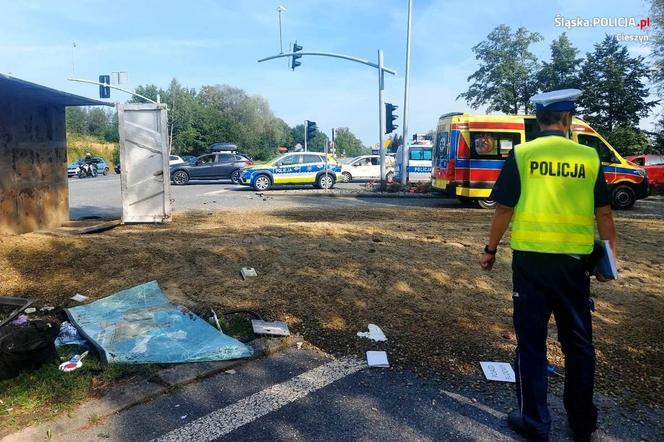 Tragedia w Ustroniu. 52-latek zderzył się z Pogotowiem Gazowym. Mężczyzna nie żyje