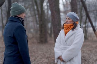 Przyjaciółki 25 sezon, odc. 302. Dorotka (Agnieszka Sienkiewicz-Gauer), Sławek (Kacper Kuszewski)