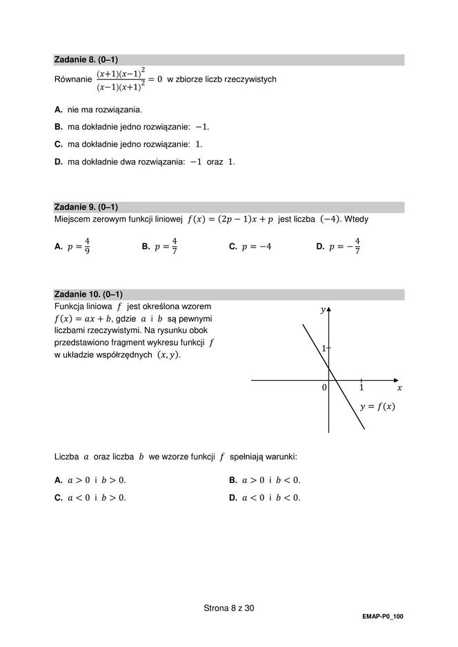 Arkusz matura 2023: matematyka - stara formuła 2015