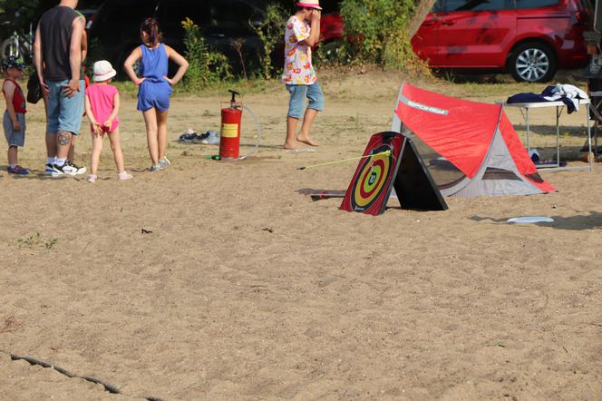 Na lewobrzeżu pojawiło się miejsce do plażowania