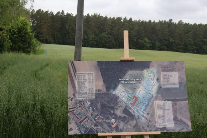 Kompleks obiektów Zespołu Szkół Rolniczych w Smolajnach. Budowa wreszcie rusza