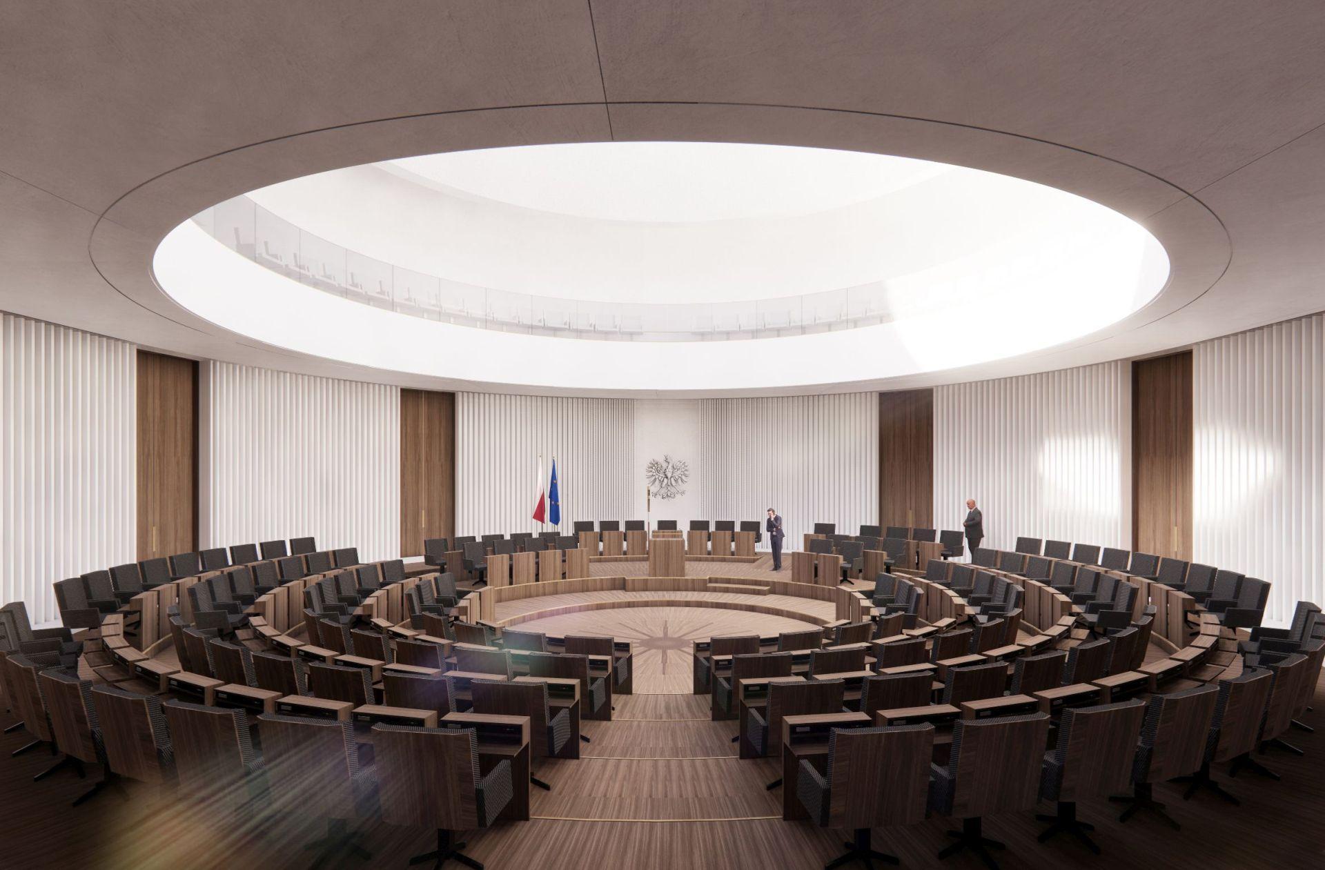 Sala obrad Senatu RP w Pałacu Brühla