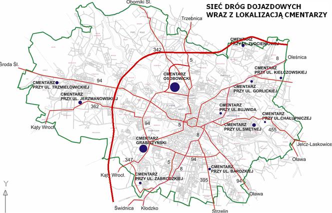 Wszystkich Świętych we Wrocławiu. Jak dojechać  na cmentarze?