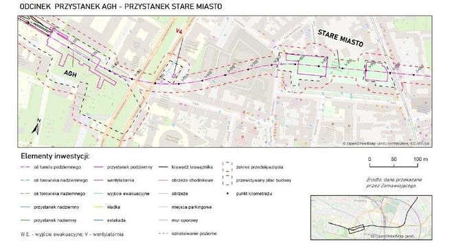 Tam powstanie pierwsza linia metra w Krakowie. Przebieg trasy, nazwy przystanków i mapy