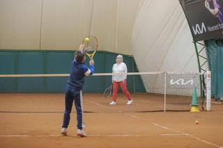 Julia Przyłębska na korcie