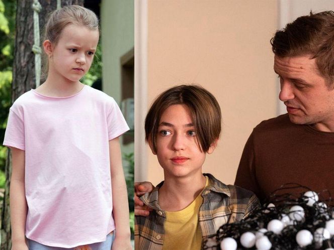 Barwy szczęścia odc. 3092. Marysia (Nina Szumowska), odc. 3018. Hubert (Marek Molak), Emil (Artem Malashchuk)