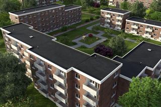 Odwodnienie dachu płaskiego w budynku wielorodzinnym – projektowanie i wykonywanie wpustów dachowych