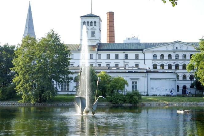 Widok na Centralne Muzeum Włókiennictwa