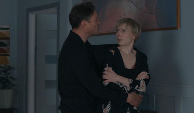 Barwy szczęścia odc. 3250. Robert Stefaniak (Paweł Ławrynowicz), Sonia (Weronika Nockowska)