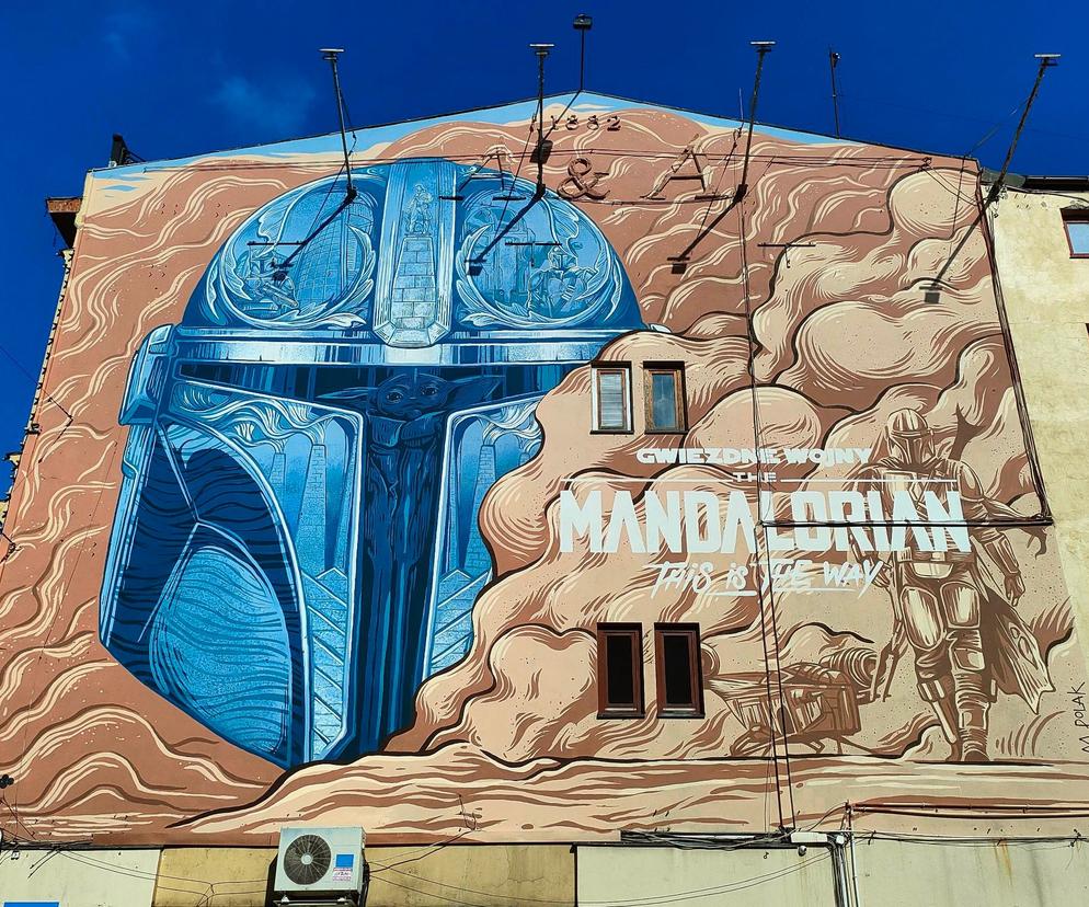 Nowy mural przy Piotrkowskiej. Fani Gwiezdnych Wojen będą zachwyceni