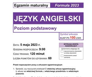 Matura angielski 2023 - arkusze CKE (FORMUŁA 2023)