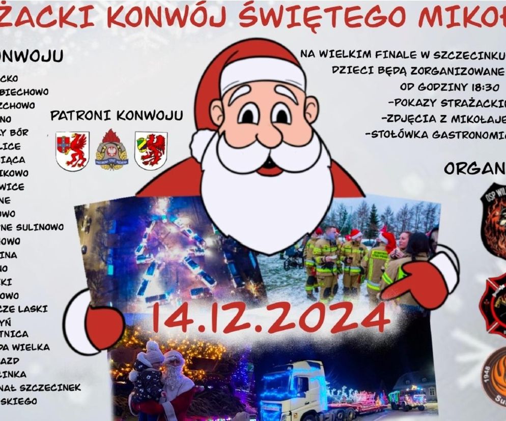 Przed nami kolejny strażacki konwój Św. Mikołaja 