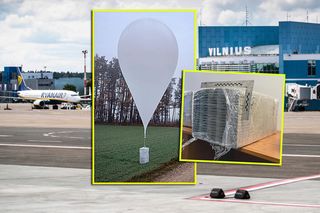 Balony nad lotniskiem, zamknięto przestrzeń powietrzną. Już wszystko jasne