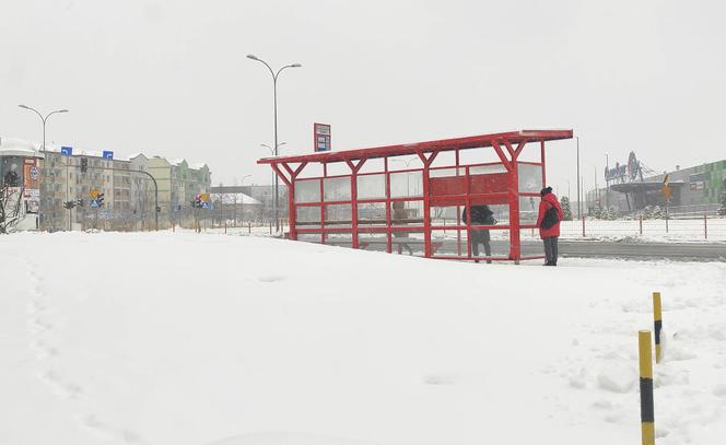 Białystok. Kwietniowy atak zimy. Osiedle pod śniegiem