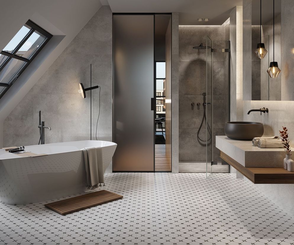 Łazienka w stylu loft