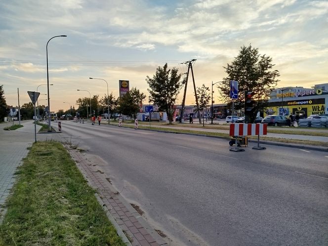 Siedlce: większe utrudnienia na ulicy Partyzantów na rondzie Solidarności