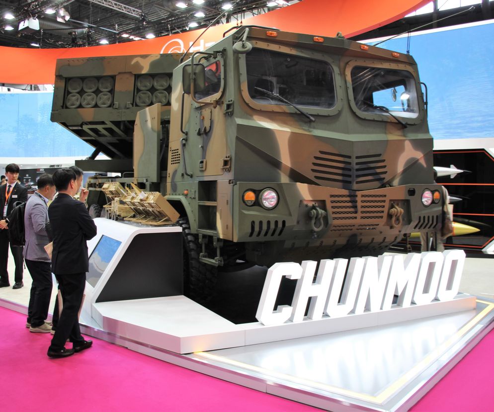 Wyrzutnia Chunmoo na Eurosatory 2024