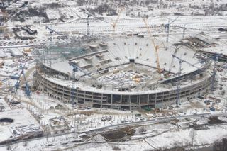 Tak wyglądała budowa największego stadionu we Wrocławiu