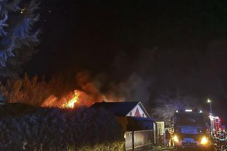 Tragiczny pożar w Dobrzyniewie Dużym na Podlasiu. Nie żyje jedna osoba
