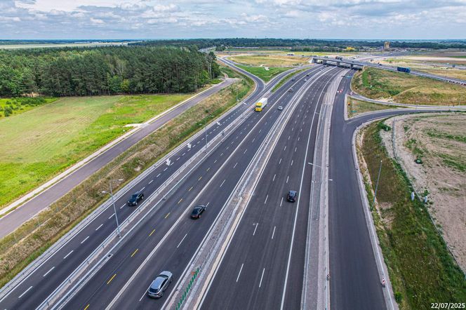 Budowa S7 Płońsk - Czosnów, odcinek od węzła Modlin do węzła Czosnów