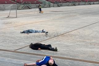 Ćwiczenia służb na PGE Narodowym w Warszawie