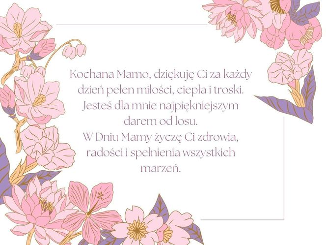 Dzień mamy życzenia