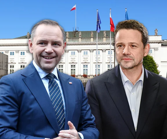 Zorro na wiecu Trzaskowskiego. Jest nagranie!