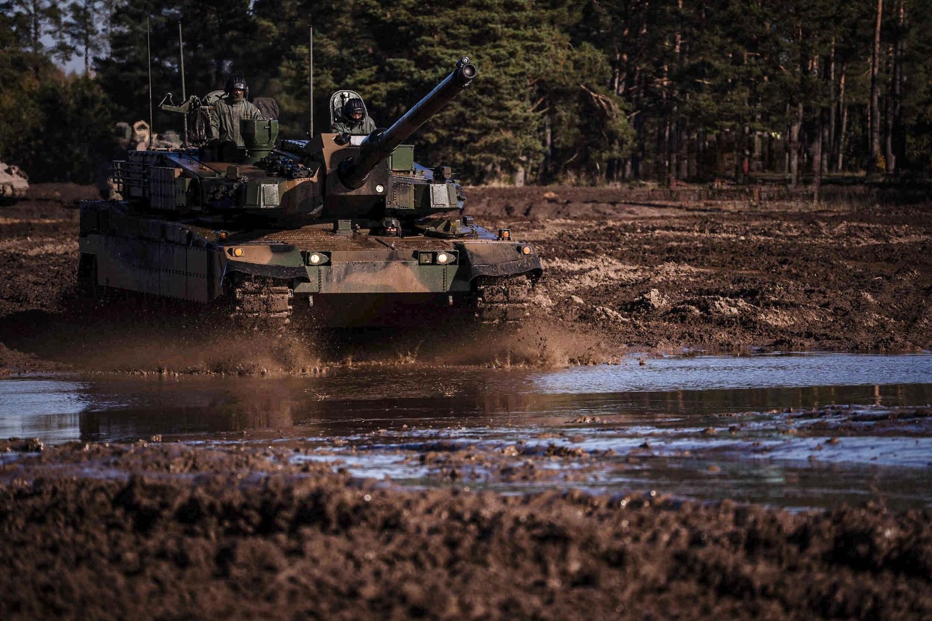 Czołgi K2 z 15. Giżyckiej Brygady Zmechanizowanej