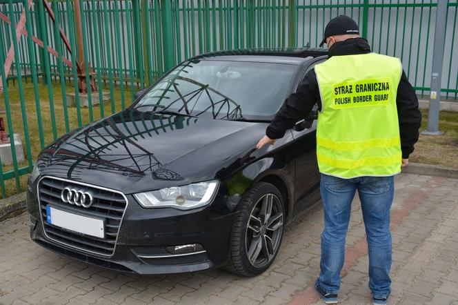 Skradzione w Wielkiej Brytanii Audi zatrzymane na Podlasiu