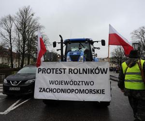 Protest rolników w Koszalinie