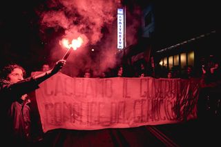 Demonstracja propalestyńska we Włoszech
