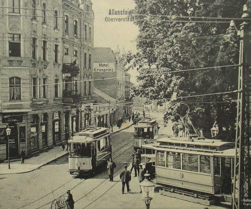 Ulica 11 Listopada w Olsztynie na starych zdjęciach. Nosiła imię słynnego inżyniera