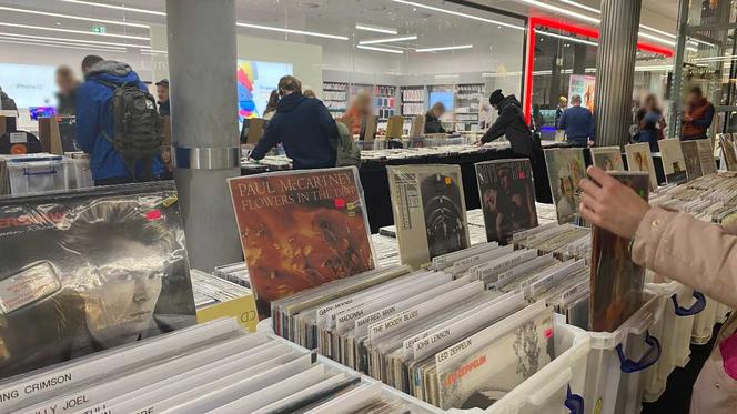 Kiermasz płytowy w galerii Focus Mall Zielona Góra 