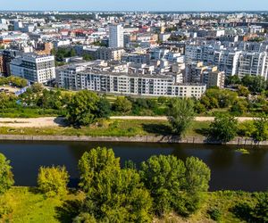 Port Praski w Warszawie z lotu ptaka