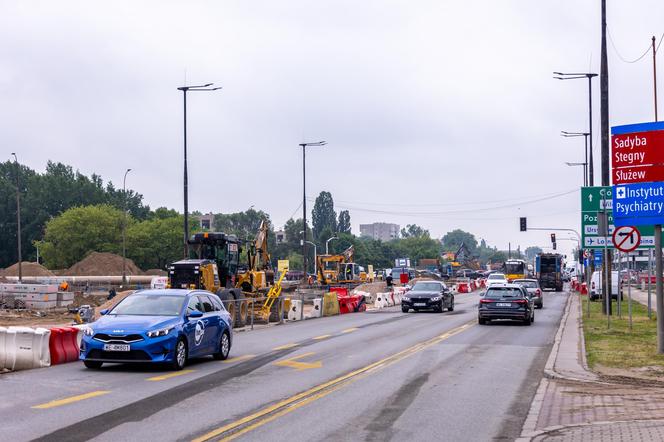 Budowa tramwaju do Wilanowa w Warszawie