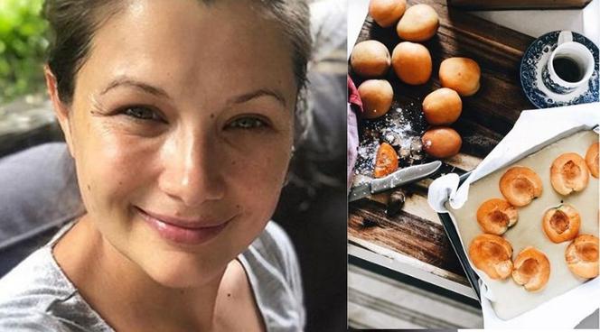 Agnieszka Sienkiewicz po porodzie pokrzepia się ciastem z morelami: zobacz przepis