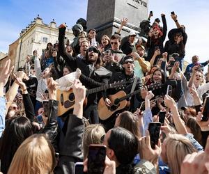 Jared Leto na Rynku Głównym w Krakowie