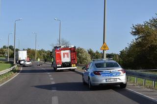 Tragiczny wypadek na drodze krajowej nr 2 w Białej Podlaskiej. Nie żyje motocyklista