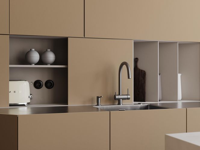 Kuchnia o matowych frontach