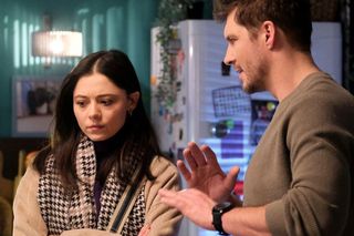 M jak miłość odc. 1865. Marcin (Mikołaj Roznerski), Iza (Adriana Kalska)