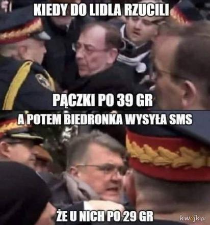 Zacięta walka Biedronki i Lidla trwa. Memy o dyskontach zalały internet. Pękniesz ze śmiechu!