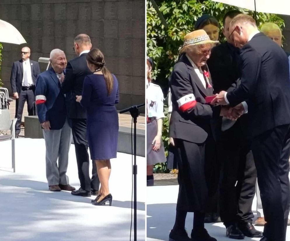 81. rocznica Powstania Warszawskiego. Prezydent Duda wręczył odznaczenia powstańcom