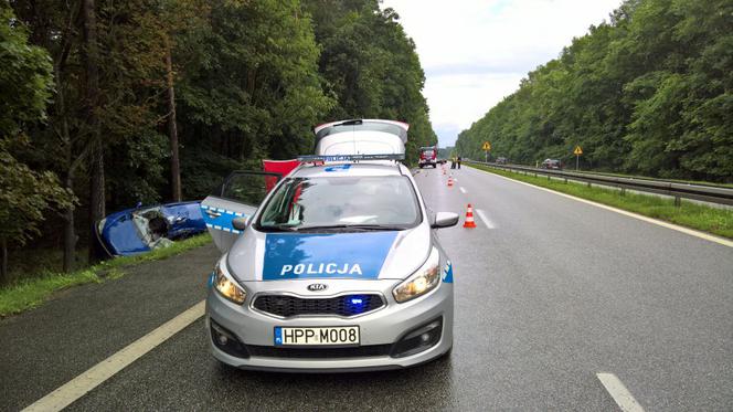 Wypadek na DK81 w Orzeszu