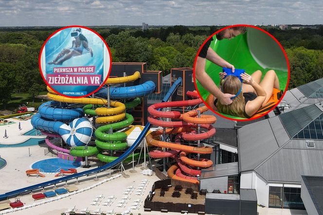 Łódź. Aquapark Fala chwali się jedyną taką zjeżdżalnią w Polsce. Chodzi o gogle z wirtualną rzeczywistością [ZDJĘCIA].