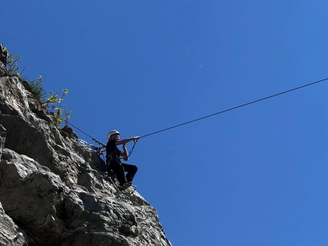 Na Kadzielni powstała pierwsza w Polsce Via Ferrata